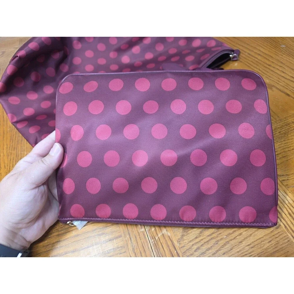 Kate Spade New York The Little Bett Nylon Tote With Pouch New Blackberry